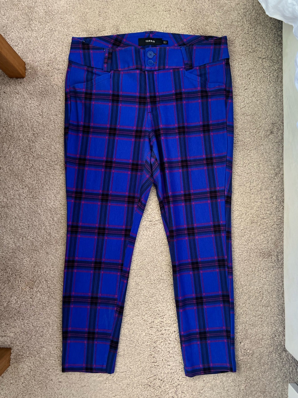 Torrid Plaid Skinny Pants